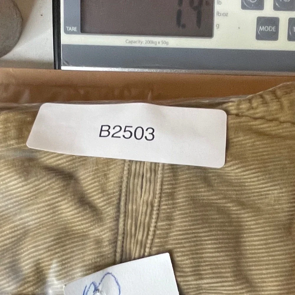Polo Ralph Lauren Men Corduroy Pants 35/30 Tan Prospect Pant Cotton Classic